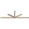 Ekena Millwork Kennewick Smooth Timber Gable Bracket, Douglas Fir, 108"W x 36"H x 3 1/2"D x 3 1/2"F, 8/12 Pitch GBW108X36X0404KEN00SDF - alternate 2